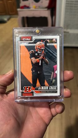Ja'Marr Chase Golden Mirror SSP Topps Football Card
