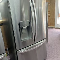 Refrigerator, 36” 3 Door Refrigerator Free Delivery With 1 Year Warranty 
