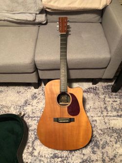 Martin DX1E Acoustic Guitar plus Martin Hard Case