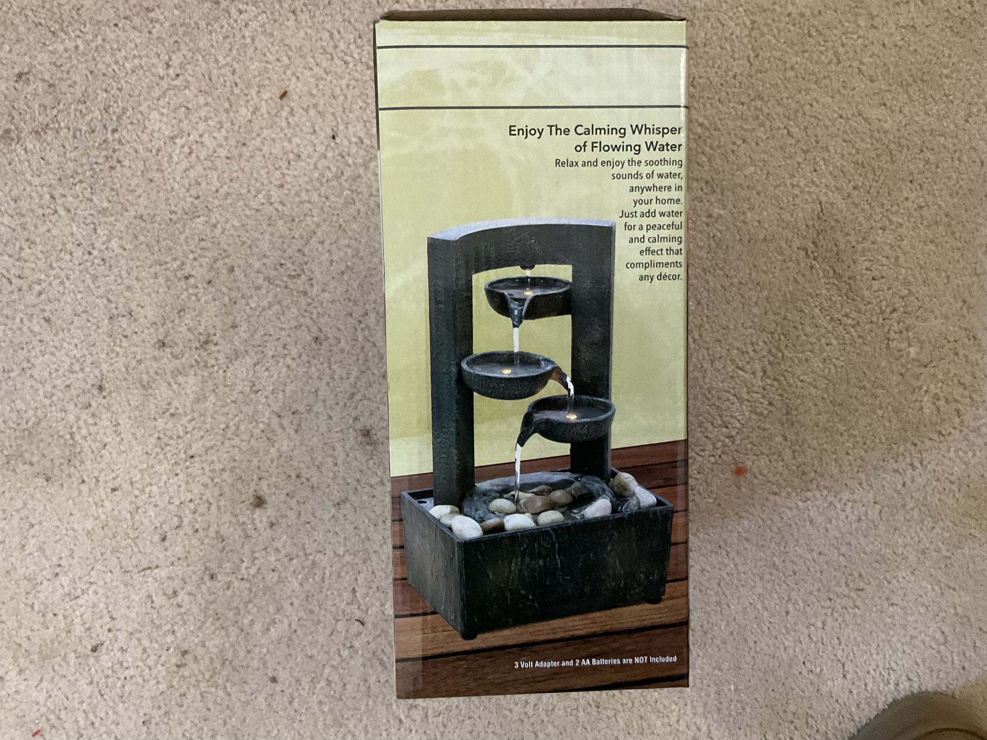 LED Flowing Rock Fountain