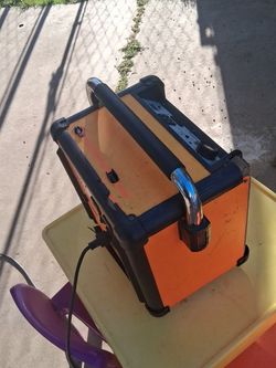 Orange Jobsite Bluetooth Radio