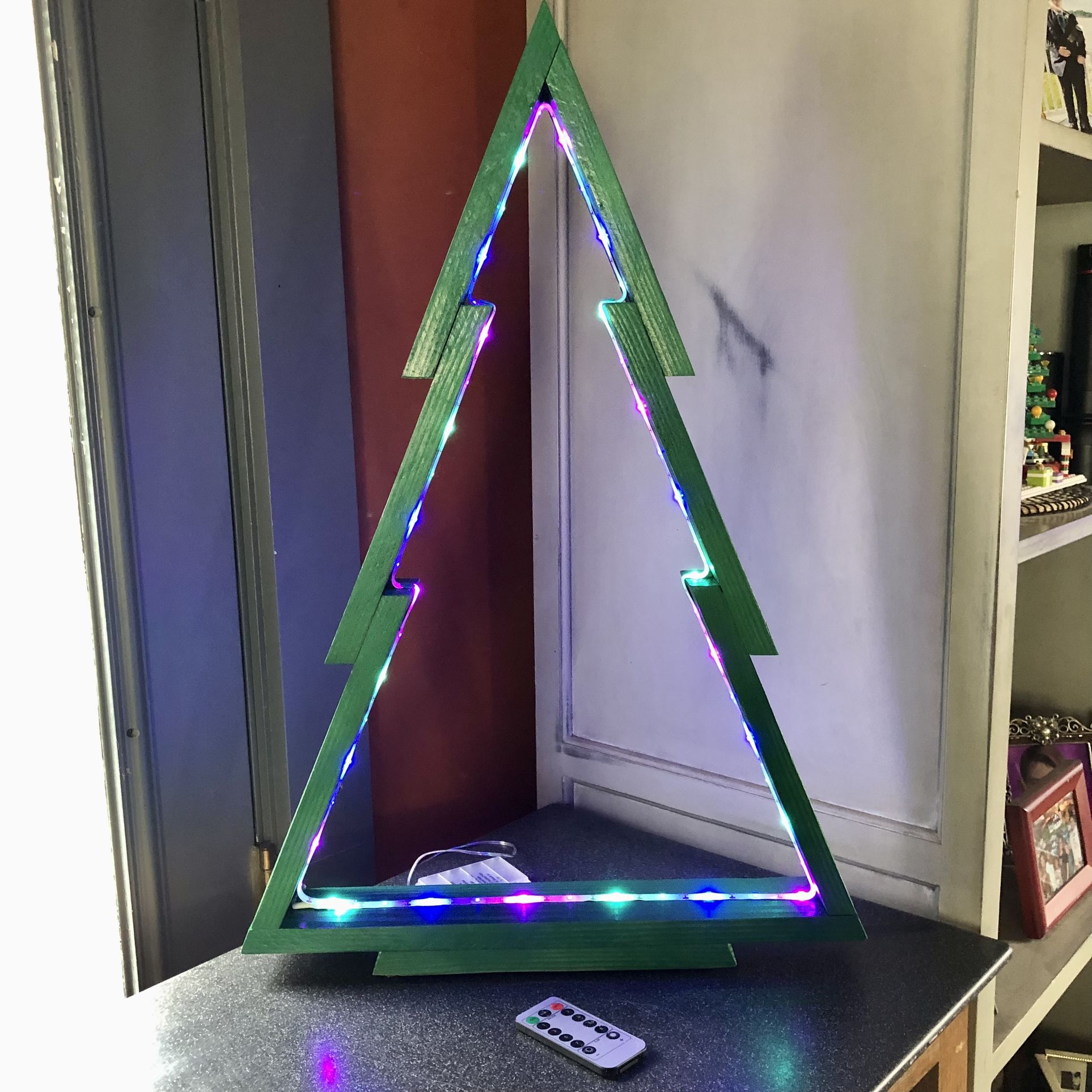 Christmas Tree Rustic Wood