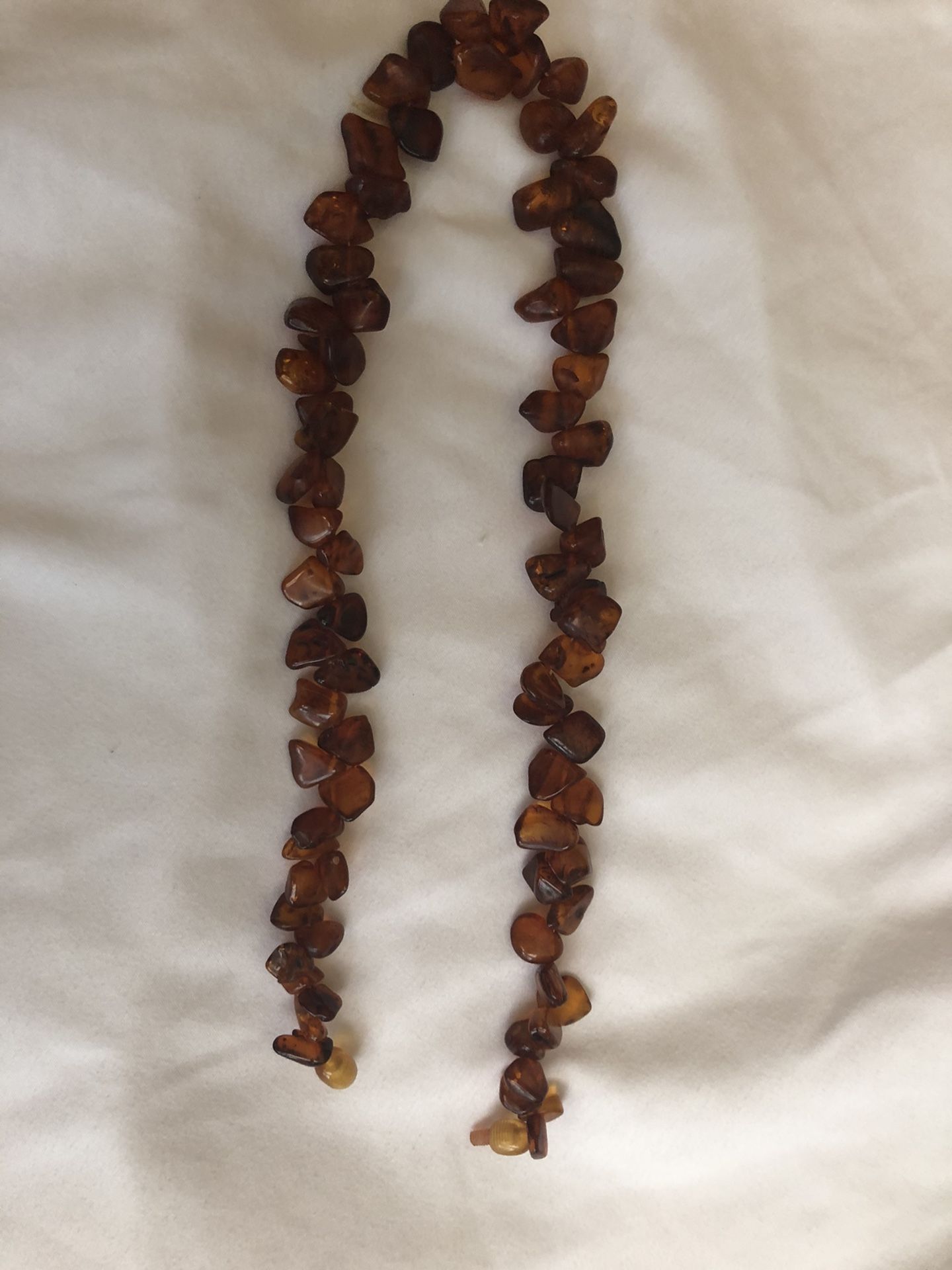 Old Baltic Amber Necklace ..70s