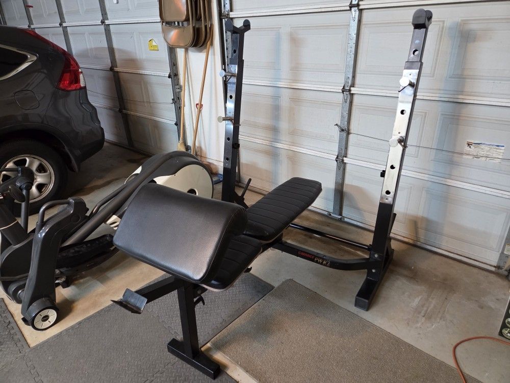 Marcy Weight Bench With Preacher Curl
