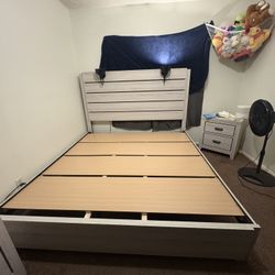 King Bed Frame With Lights 