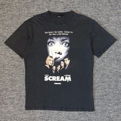 SCREAM MOVIE PROMO TEE SIZE LARGE