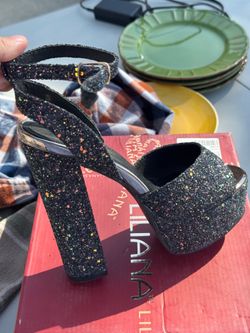Glitter heels