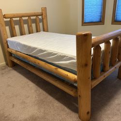 Twin Size Bed Mattress Included 