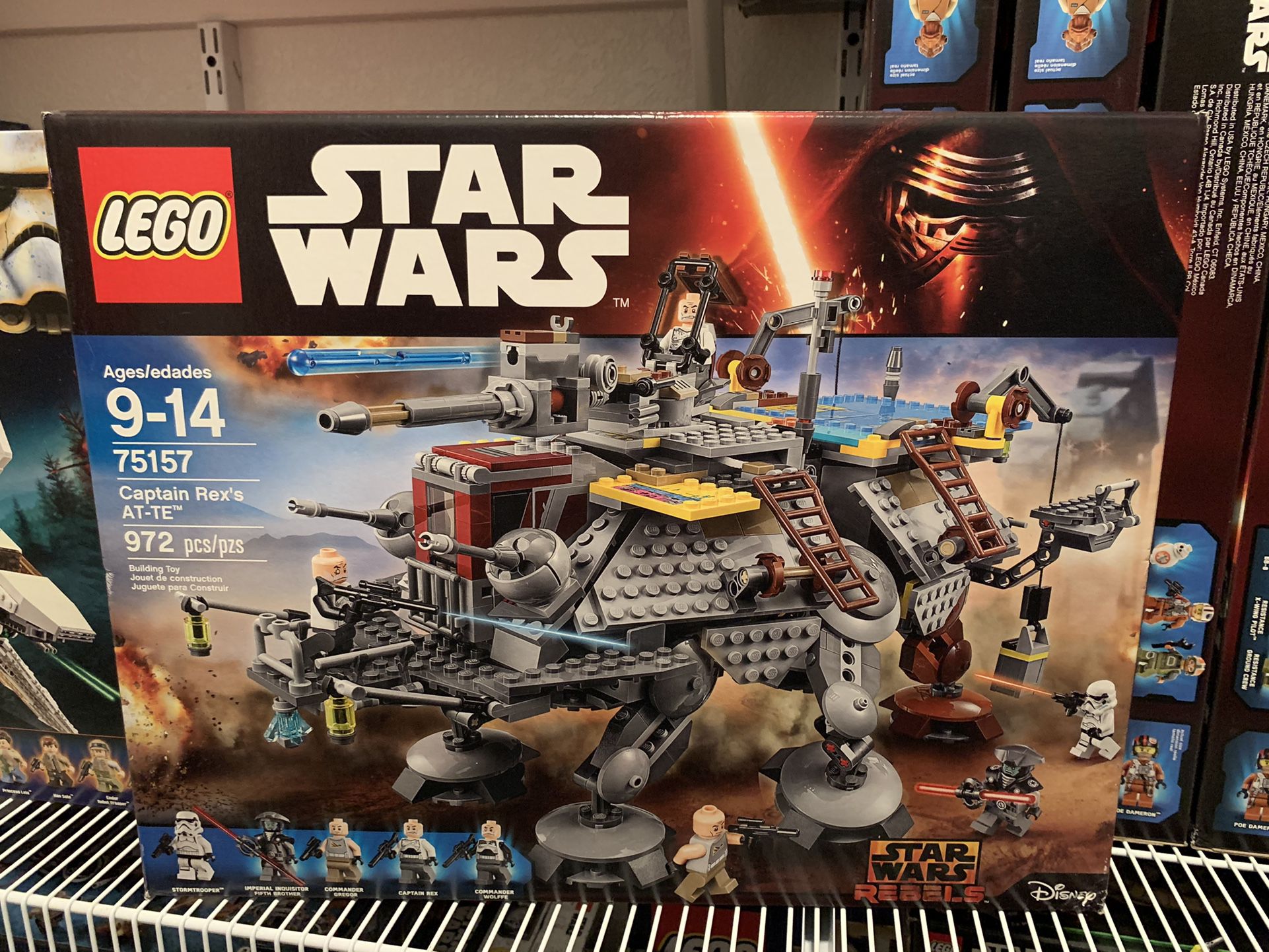 Lego Star Wars Captain Rex's AT-TE 75157 RETIRED New In Sealed Box for Sale Chula Vista, CA - OfferUp