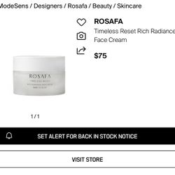 ROSAFA BRAND NEW FACE CREAM
