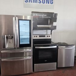 Stainless Appliances Delivery Available 