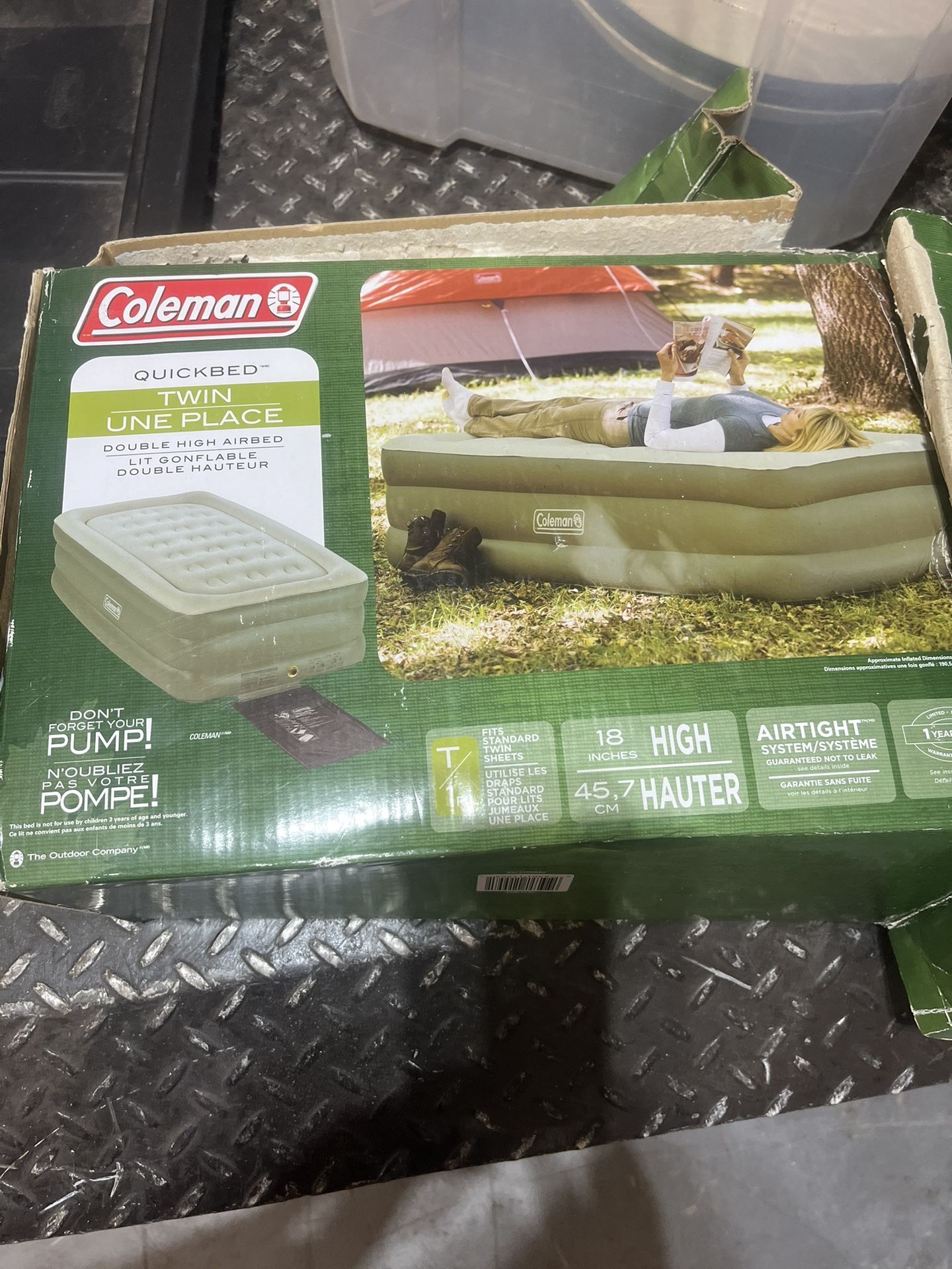 Coleman Twin Double High Air Bed