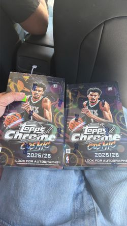 2025/26 TOPPS CHROME COSMIC HOBBY BOX BRAND NEW