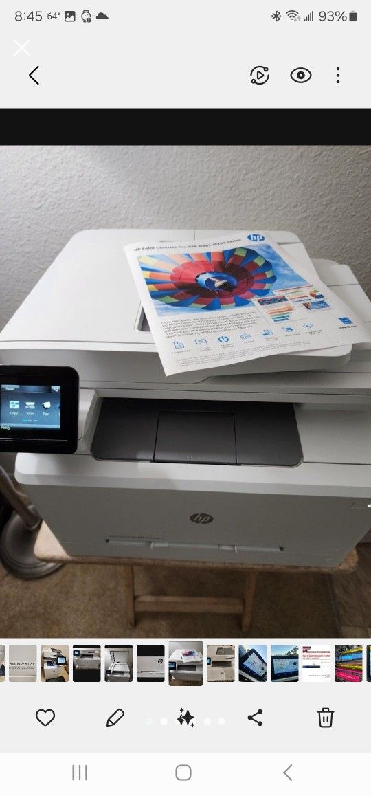 HP Color Laserjet MFP M283CDW Printer