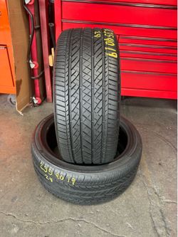 19” tires bridgestone 235/40/19 semi new with free installation $200 both