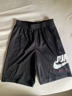 Jordan Jumpman Big Boy's L Black Jump Man Logo Shorts Short Pants