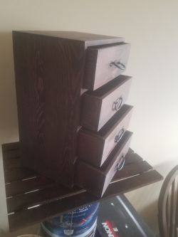 11in" wooden jewelry box