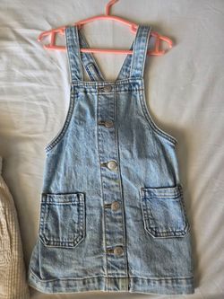 Toddler girl denim dress