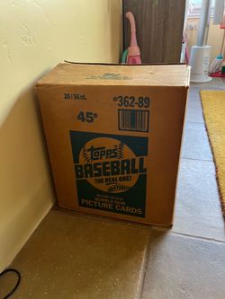 1989 Topps Baseball – 18 Unopened Wax Boxes From Original Case