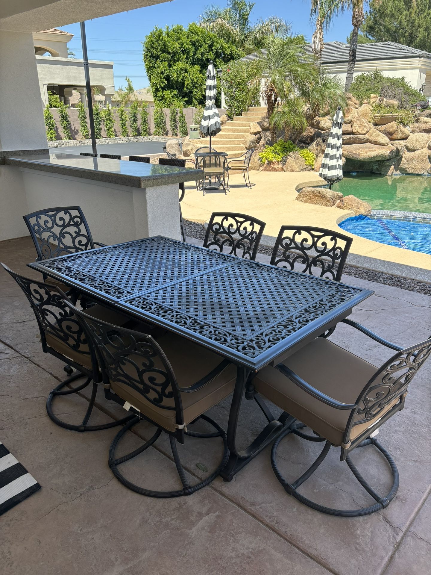 Patio Furniture (couch, Chairs And Outdoor Dinette Set)