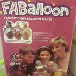 1995 Ohio Art #599 Faballoon Fantastic Gift Balloon Maker Open Box