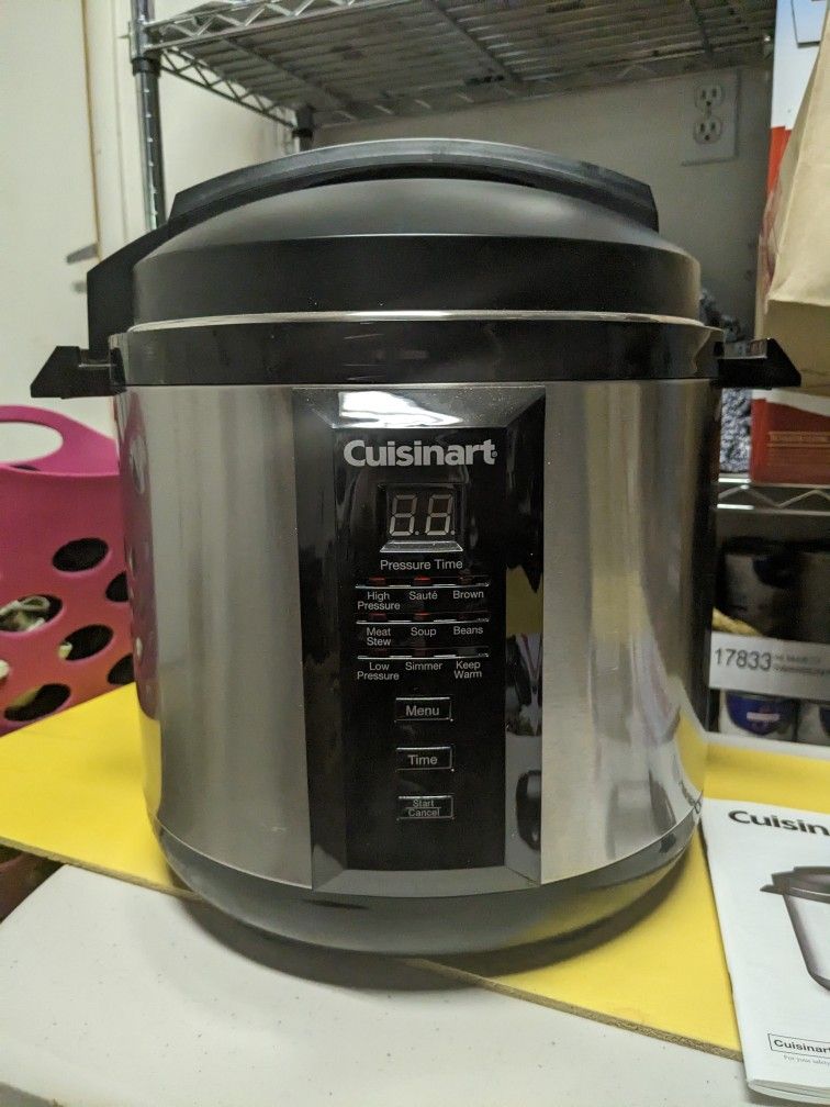 Cuisinart 8 qt. Brushed Stainless Pressure Cooker