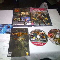 PS2 Game Greatest Hits Two Disc Set GOD Of WAR 