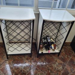 Two Wine Rack Stands 