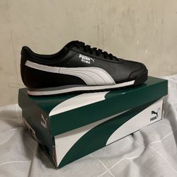 Black and White Puma Roma Basic - Mens size 10.5 