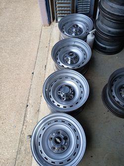 Chevy Chevrolet Rally wheels 5x5 15x8