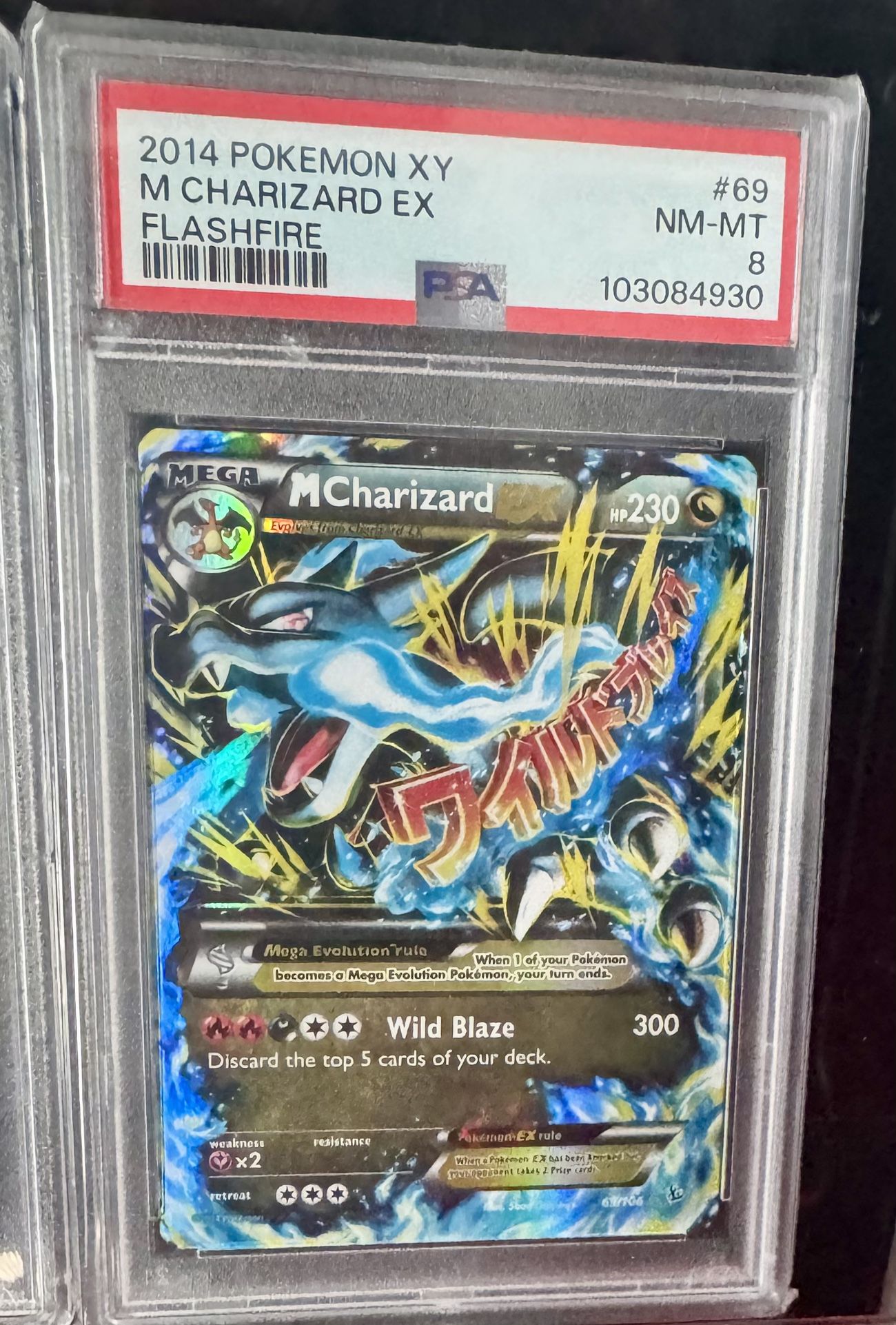 M Charzard Psa 8 display picture 1