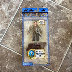 Lord of the Rings Return of the King Mount Doom Sam Action Figure Toybiz SEALED