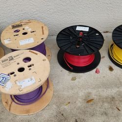 BELDEN HIGH DEFINITION Video Cable on 5 Spools, Totaling approximately  2500 Feet.