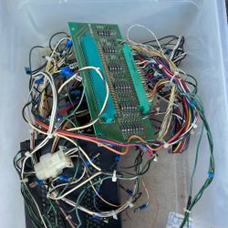 DE-0239-0 Arcade Pcb IO ? With Power Supply And Harness And Joysticks 