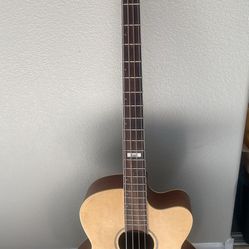Acoustic/Electric Bass Guitar With Hardcase