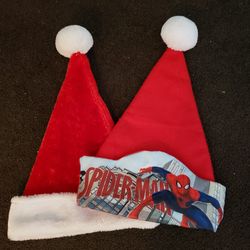 Spiderman Santa hats