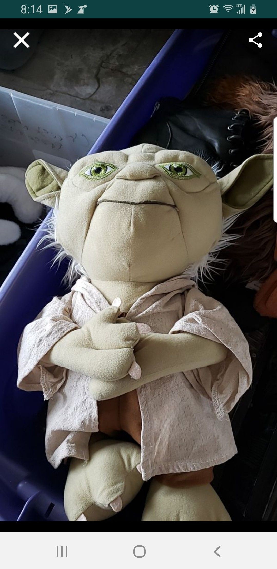 Yoda stuffed animal star wars