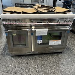 New Stainless Steel Thermador 48” Wide Gas Range Stove Pro Harmony