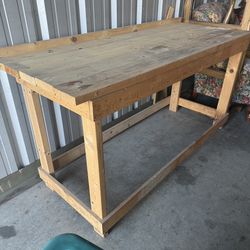 Solid Wood Workbench