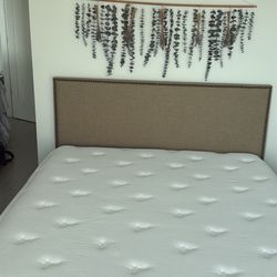 Brooklyn Bedding Queen Sized Mattress With Headboard And Metal Frame 