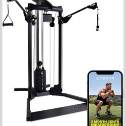 Home Gym Functional Trainer - Multifunctional Cable Machine Home Gym System - Workout Weight Machine for Strength Training - Full Body Compact Exercis