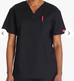 dickies one pocket scrub top 