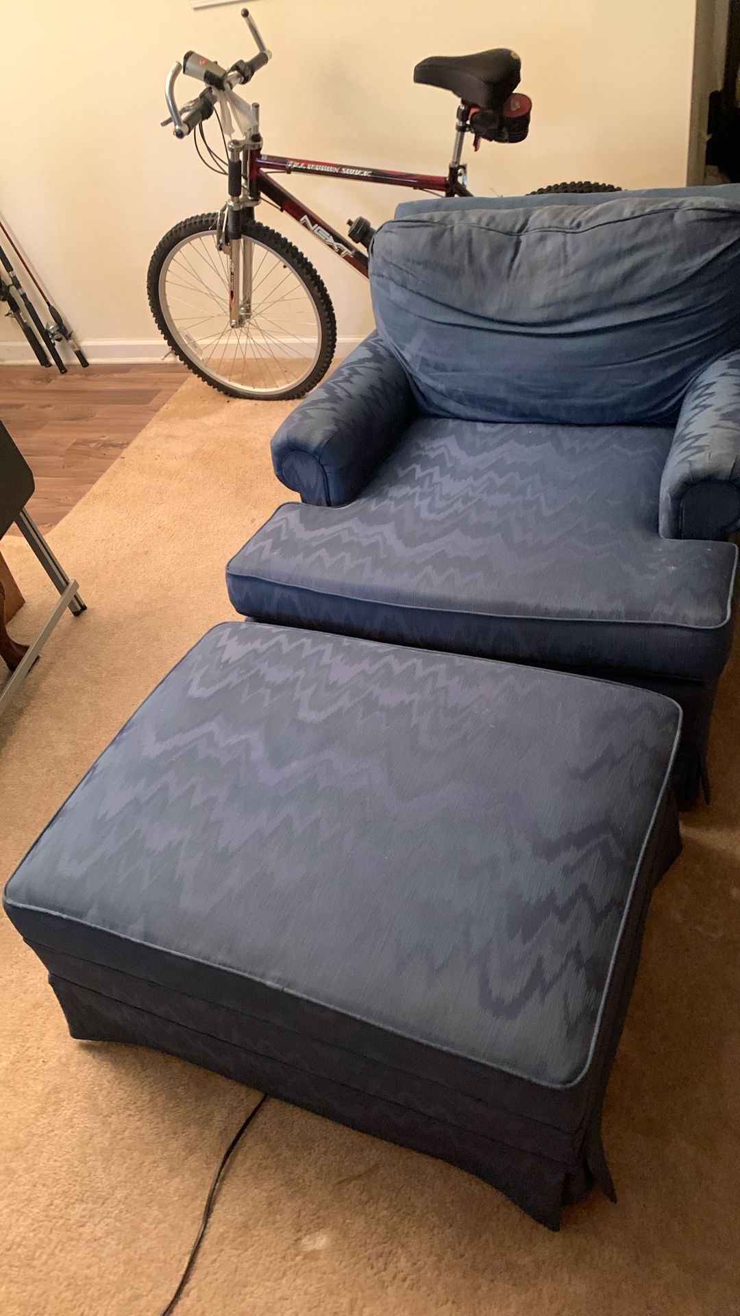 Chair And Foot Stool