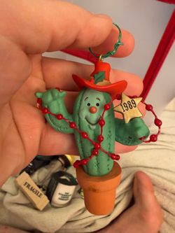 Cactus cowboy 1989 vintage collectable hallmark ornament