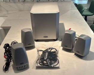 BOSTON BA7800 5-Piece Powered Computer Surround Sound Speaker System READ FULL DESCRIPTION