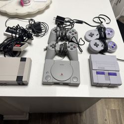 Mini’s NES, SNES And PS1