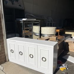 Twin Star Home 64" Buffet Sideboard, White