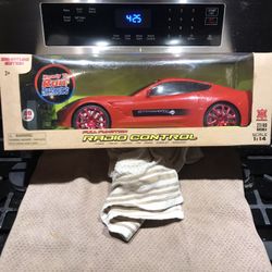 New In Box RC Radio Control Corvette Stingray Red New