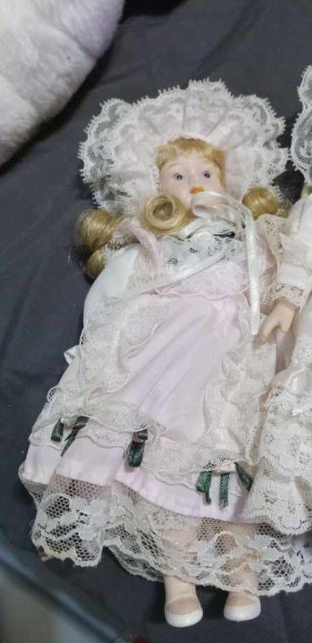 Rare Victorian 8" Porcelain Doll 