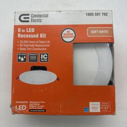 Commercial Electric Integrated Light LED Recessed Kit